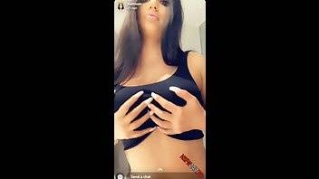 Kathleen eggleton black bikini tease snapchat xxx porn videos on adultfans.net