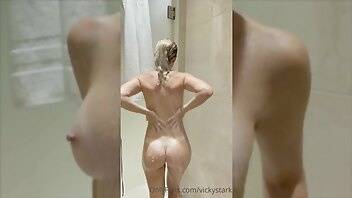 Vicky Stark Shower PPV Nude Onlyfans XXX Videos  on adultfans.net