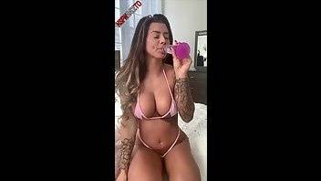 Dakota james pink dildo masturbation on bed snapchat xxx porn videos on adultfans.net