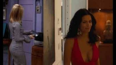 Jennifer Aniston and Courteney Cox. Two of the hottest women ever - leaknud.com