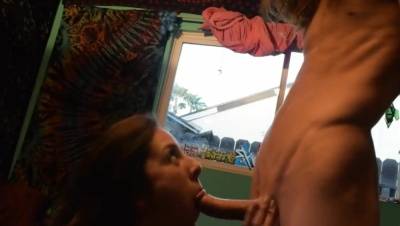 Her first blowjob for cam1 5 on adultfans.net