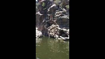 Davina Davis jumps off a cliff premium free cam snapchat & manyvids porn videos on adultfans.net
