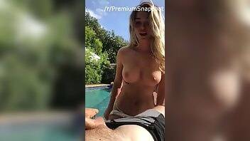 Heidi Grey Snapchat Fucking By the Pool XXX Videos  on adultfans.net