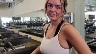 Picked up a girl in the gym and gave her a creampie (AlexisKayxxx) on adultfans.net