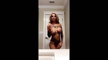 Bonnie Rotten bathroom naked teasing snapchat premium porn videos on adultfans.net