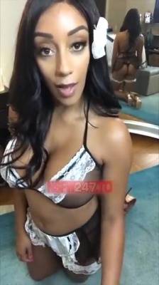 Ariana gray teasing in her maid cosplay snapchat leak xxx premium porn videos on adultfans.net