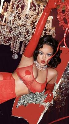 Rihanna See Through Lingerie Photoshoot Set Leaked - Barbados on adultfans.net