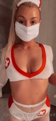 Therealbrittfit Naughty Nurse  Video on adultfans.net