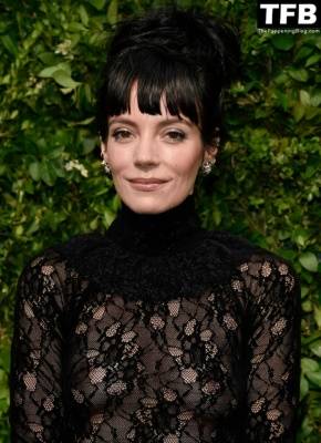 Lily Allen Flashes Her Nude Tits at the 15th Annual Tribeca Festival Artists Dinner on adultfans.net