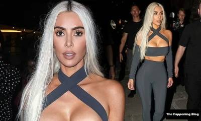 Kim Kardashian Flaunts Her Curves in Portofino on adultfans.net