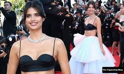 Sara Sampaio Displays Her Toned Figure at the 75th Annual Cannes Film Festival on adultfans.net