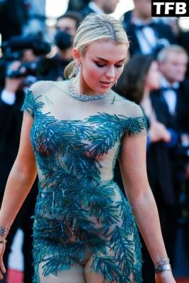 Tallia Storm Looks Hot in a See-Through Dress at the Screening of 1CArmageddon Time 1D During the 75th Annual Cannes Film Festival on adultfans.net