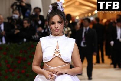 Camila Cabello Poses Braless at The 2022 Met Gala in NYC on adultfans.net