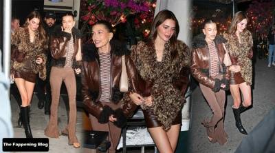 Kendall Jenner & Hailey Baldwin Bieber are Seen at Derek Blasberg 19s Birthday Party in New York - New York on adultfans.net