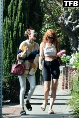 Rumer and Tallulah Willis Put a Smile on Each Other 19s Faces While Visiting Sister Scout in Los Feliz on adultfans.net