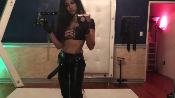 Mistress Tangent goddesstangent smoking_and_stroking_my_big_black_d_in_my_leather_top_and_leather_pants._the_more_to_intox onlyfans xxx porn on adultfans.net