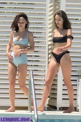  Olivia Culpo & Cara Santana Caught In Thong Bikini on adultfans.net