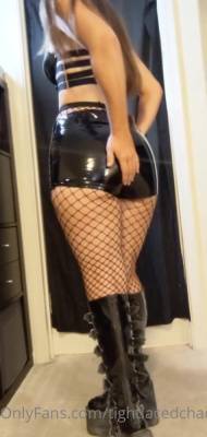 TightLacedChaos testing out the outfit for boots photo shoot onlyfans xxx porn on adultfans.net
