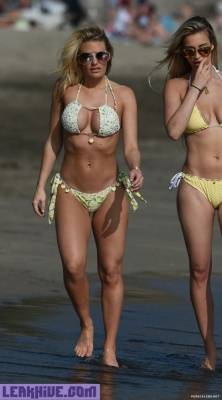  Ferne McCann & Danielle Armstrong Bikini Beach Shots on adultfans.net