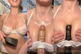 Christina Khalil Nude Shower Titty Fuck Video  on adultfans.net