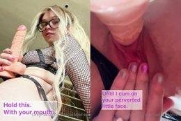 Belle Delphine Dildo Fuck Dominant Roleplay Video  on adultfans.net