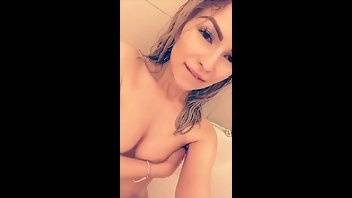 Layna Boo shower pussy fingering snapchat free on adultfans.net