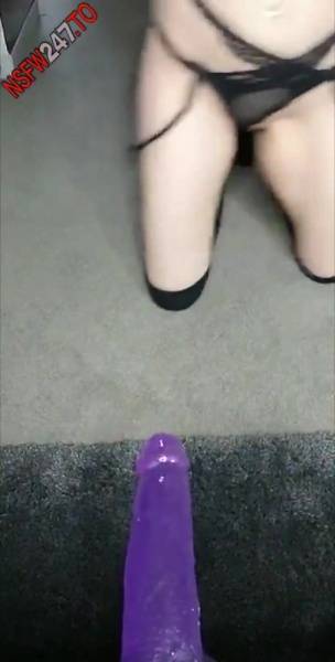 Just Violet dildo masturbating on the floor snapchat premium xxx porn videos on adultfans.net