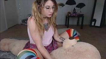 Ashlie_Lotus humping mr. Bear toy MFC nude cam Cam-24h porn video on adultfans.net