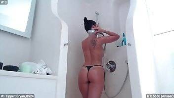MissKreazy soapy ass shower CrazyM_ MFC nude webcams on adultfans.net