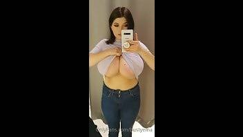 Busty Ema - Fitting Room Titdrop on adultfans.net