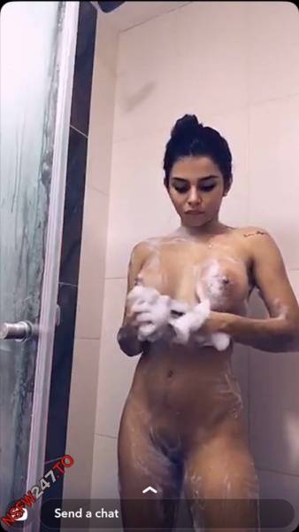 UnikornTV Latina shower masturbating snapchat premium xxx porn videos on adultfans.net