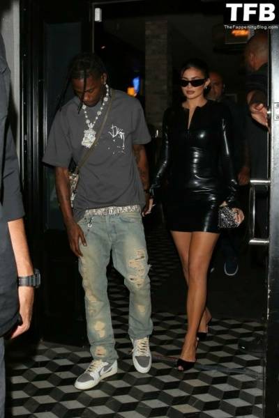 Kylie Jenner & Travis Scott Dine Out with James Harden at Celeb Hotspot Crag 19s in WeHo - dailyfans.net