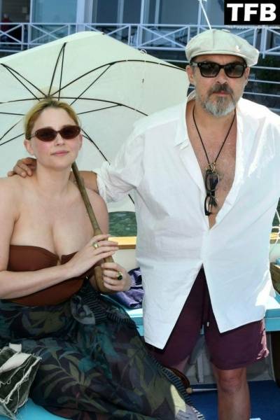 Haley Bennett & Joe Wright Attend the Ischia Global Fest on adultfans.net