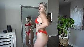 Julie Anna Fleming youtube Sexy Girl trying on Thong Bikinis Hau on adultfans.net