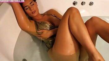 Florina fitness nude bath sexy youtuber video on adultfans.net