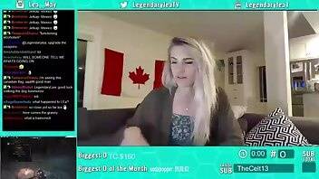 LegendaryLea ? Flashes her pussy on accident on stream ? Twitch thot on adultfans.net
