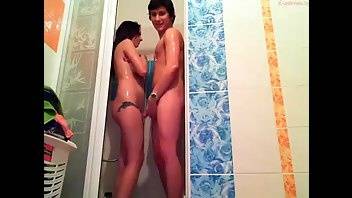 Amj_b Chaturbate boy girl sex, shower, dildo, ball lick & cum on face on adultfans.net