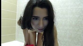 Maria_bellucci Chaturbate shower & dildo fucking cam video on adultfans.net