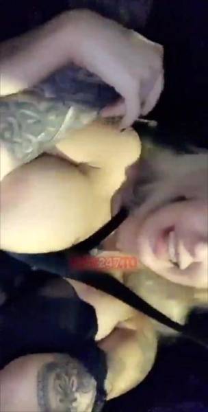 Luna Skye pussy fingering in car snapchat premium xxx porn videos on adultfans.net