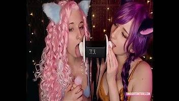 AftynRose Twin Kittens Ahegao ASMR Patreon Leak XXX Premium Porn on adultfans.net