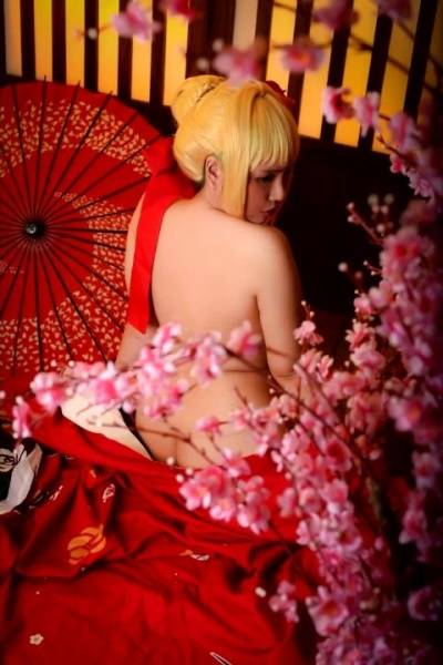 BAN CHAN NERO LINGERIE COSPLAY VIDEO on adultfans.net