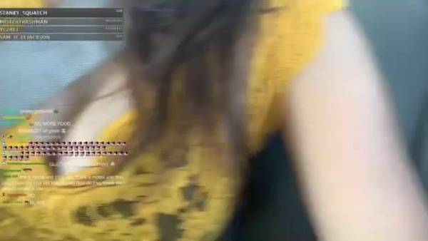 TWITCH STREAMER MARIE BX HIDES STREAM WITH HER TITS on adultfans.net