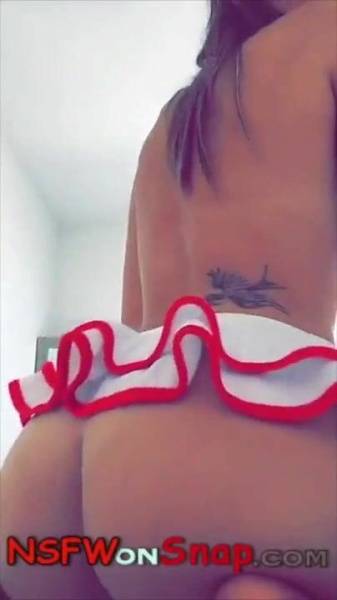 Molly Bennett ? Showing off her cute butt plug ? Premium Snapchat leak on adultfans.net