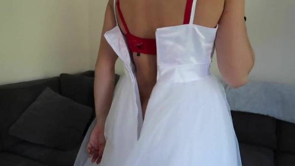 Christina Khalil ? Striptease in a wedding dress ? Patreon leak on adultfans.net