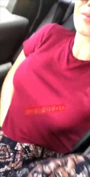 Eva Lovia little pussy fingering while driving on back seat snapchat premium 2019/05/23 on adultfans.net
