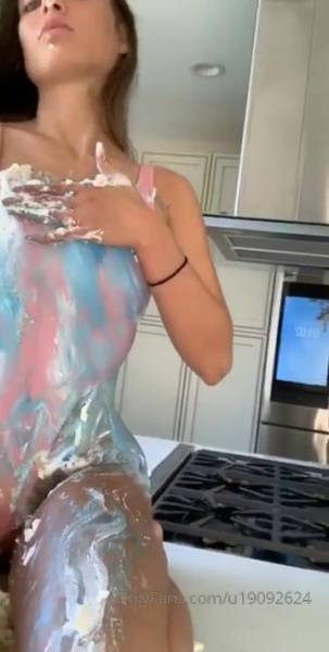 Lana Rhoades Naked Cake Swimsuit Strip Onlyfans Video Leaked on adultfans.net