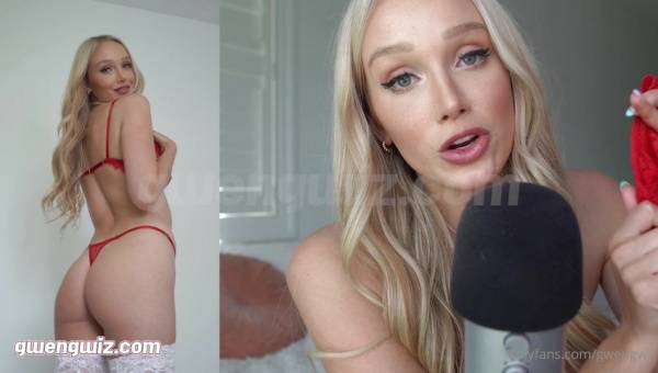 GwenGwiz - 29 May 2021 - ASMR Lingerie Haul and Footjob on adultfans.net