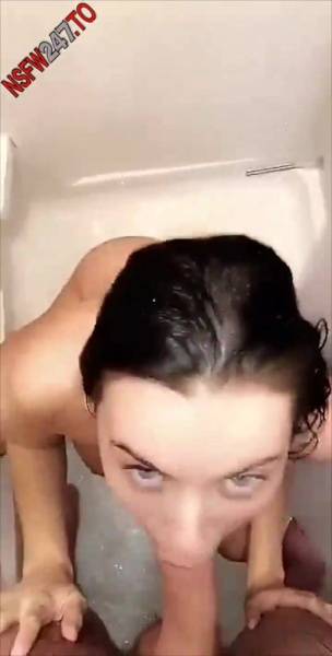 Lana Rhoades shower blowjob & sex show snapchat premium xxx porn videos on adultfans.net