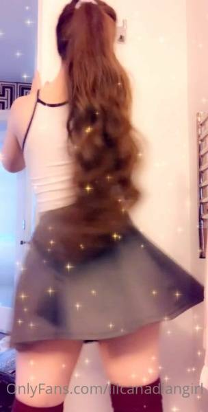 Lilcanadiangirl pretty skirts and thigh highs on adultfans.net