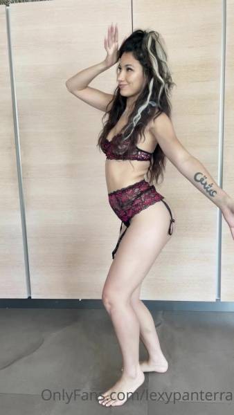 Lexy Pantera dancing in lingerie on adultfans.net
